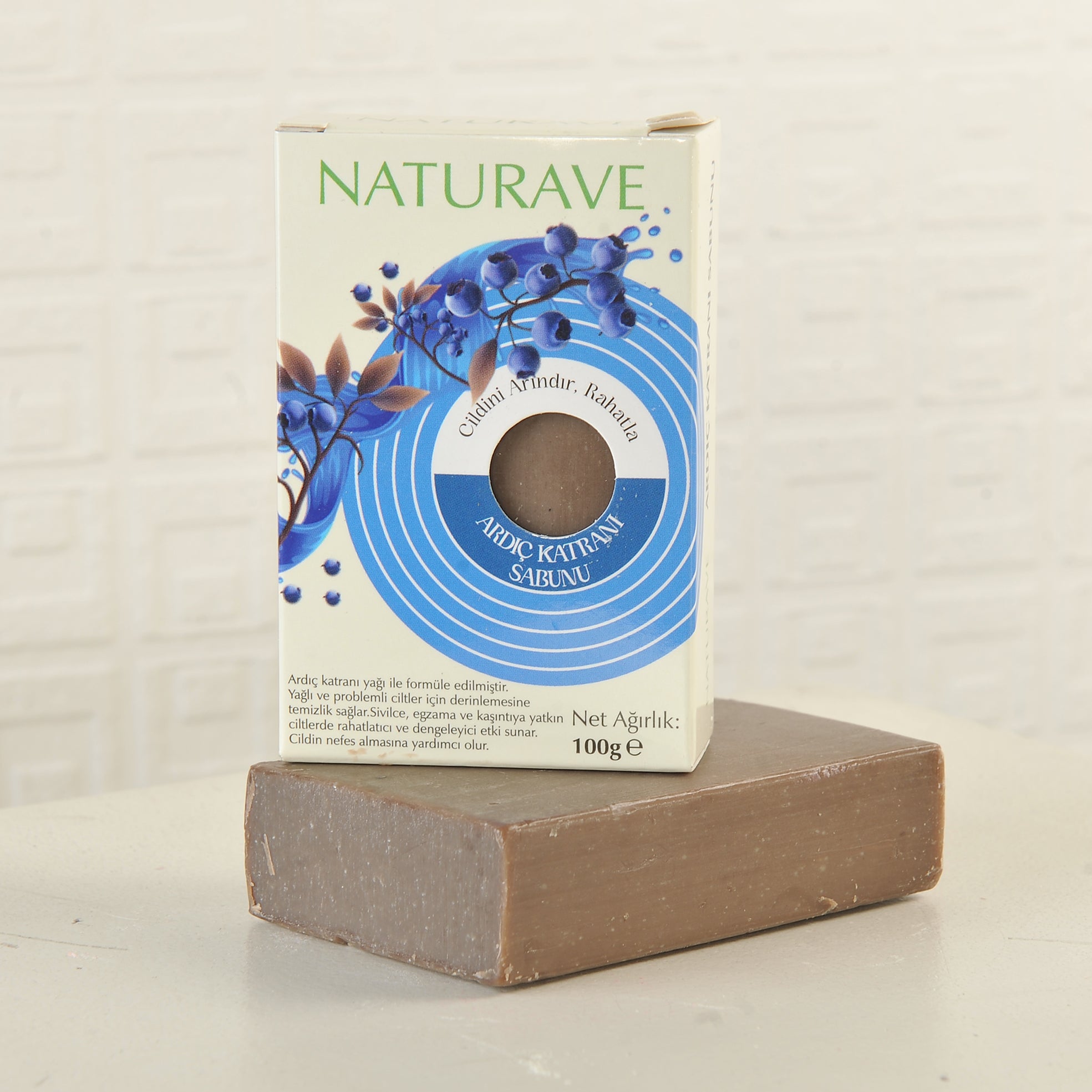 Naturave Ardıç Katranı Sabunu – Arındırır ve Rahatlatır