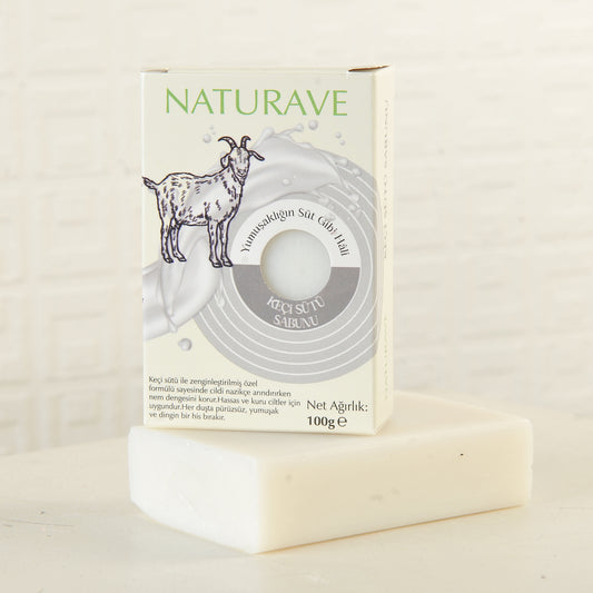 Naturave Keçi Sütü Sabunu – Yumuşaklığın Süt Gibi Hali